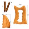 Custom Wooden Gua Sha Set for Face, Neck, and Body Perfect Personalized Gift for Relaxa Scalp Massager Anniversary Gift Unique Gift Personalized Gift for Wife Gua Sha Tools Set Scraping Massage Tool view 3