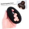 Baluue Hair Set 3 Sets of U-shaped Clips Hair Donut Bun Makers Elastic Bands Hair Bun for Styling Tool view 3