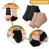 HONMEET Replaceable Heel Socks for Men Women Breathable Foot Buffer Silicone Cover Relief for Dry Bruised Heels Washable Reusable view 4