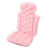 Anneome Bath Pillow for Bathtub Ergonomic Neck and Back Support Quick Dry Material for Comfortable Relaxation Any Tub Cherry view 1