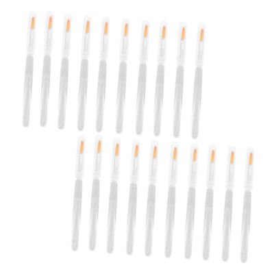 Baluue 20pcs Portable Lip Brush Rods Disposable Makeup Tools for Lip Gloss Lipstick Application for Makeup Parties Gifting