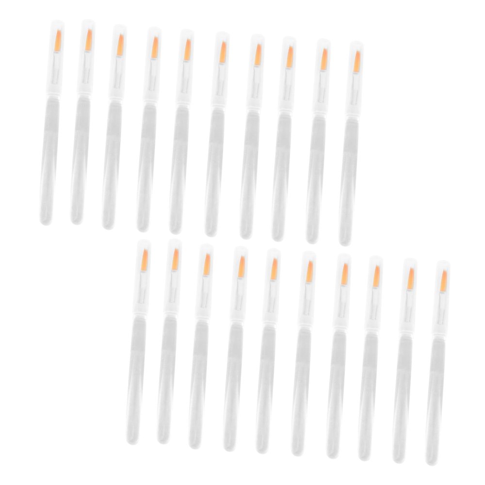 Baluue 20pcs Portable Lip Brush Rods Disposable Makeup Tools for Lip Gloss Lipstick Application for Makeup Parties Gifting
