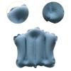 Fxzqgnh Inflatable Bath Pillow, Quick-Drying Bath Pillow, Non-Slip Bath Cushion for Swimming Pool, Bathroom, Home, SPA, Blue view 2