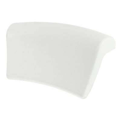 Baluue Bathtub Pillow with Suction Cups Soft Ergonomic Head Cushion for Relaxation Bathtubs and Showers for Home and Spa Use Easy to Clean and Maintain White