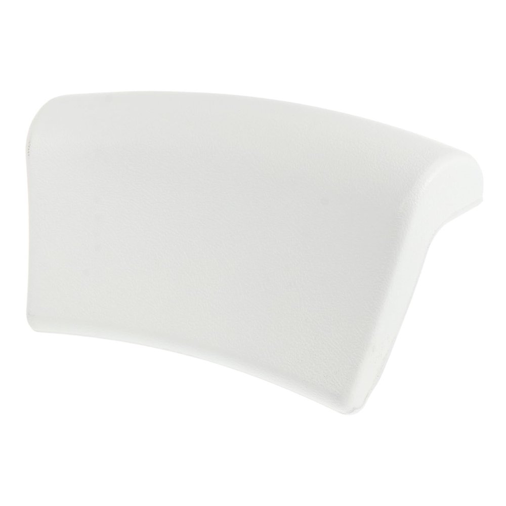 Baluue Bathtub Pillow with Suction Cups Soft Ergonomic Head Cushion for Relaxation Bathtubs and Showers for Home and Spa Use Easy to Clean and Maintain White