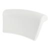 Baluue Bathtub Pillow with Suction Cups Soft Ergonomic Head Cushion for Relaxation Bathtubs and Showers for Home and Spa Use Easy to Clean and Maintain White view 1