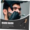 WOONEKY 2pcs Men Beard Trimmer Razor Vintage Style Practical and Compact Non-slip Handle for Barbers view 3