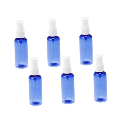 OHPHCALL 8 Pack 50ml PET Mist Bottle with White Lid for Travel