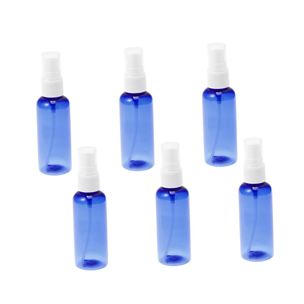 OHPHCALL 8 Pack 50ml PET Mist Bottle with White Lid for Travel
