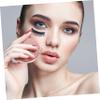Baluue 5pcs Double Layer Eyelash Case Box Mirror Round Rose Gold Design for Organizing Faux Lashes Travel Storage for Women Includes Lash Holder and Paper Cards view 4
