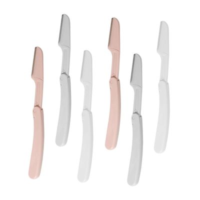minkissy Foldable Eyebrow Trimmer Set of 3 Detachable Eyebrow Razor Shaper for Women Compact and Portable Grooming Tools