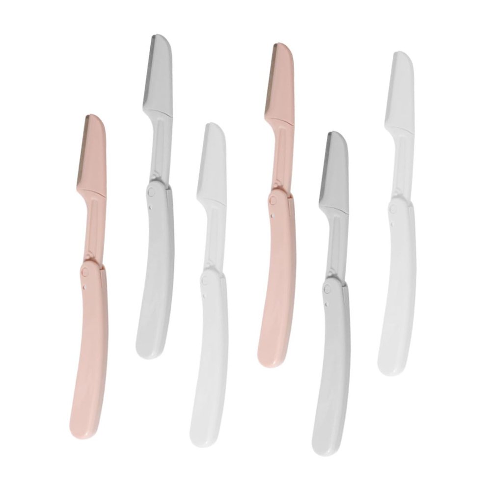 minkissy Foldable Eyebrow Trimmer Set of 3 Detachable Eyebrow Razor Shaper for Women Compact and Portable Grooming Tools