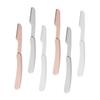 minkissy Foldable Eyebrow Trimmer Set of 3 Detachable Eyebrow Razor Shaper for Women Compact and Portable Grooming Tools view 1