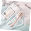 minkissy Foldable Eyebrow Trimmer Set of 3 Detachable Eyebrow Razor Shaper for Women Compact and Portable Grooming Tools view 4
