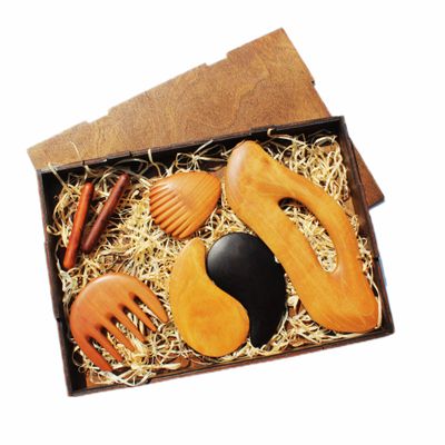 Customizable Wooden Gua Sha Set Premium Handmade Beauty Tools for Lymphatic Drainage Anniversary Gift Unique Gift Personalized Gift for Wife Gua Sha Tools Set Scraping Massage Tool Skin-Care Gift