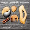 Customizable Wooden Gua Sha Set Premium Handmade Beauty Tools for Lymphatic Drainage Anniversary Gift Unique Gift Personalized Gift for Wife Gua Sha Tools Set Scraping Massage Tool Skin-Care Gift view 2