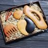 Customizable Wooden Gua Sha Set Premium Handmade Beauty Tools for Lymphatic Drainage Anniversary Gift Unique Gift Personalized Gift for Wife Gua Sha Tools Set Scraping Massage Tool Skin-Care Gift view 3
