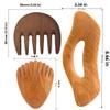 Customizable Wooden Gua Sha Set Premium Handmade Beauty Tools for Lymphatic Drainage Anniversary Gift Unique Gift Personalized Gift for Wife Gua Sha Tools Set Scraping Massage Tool Skin-Care Gift view 4