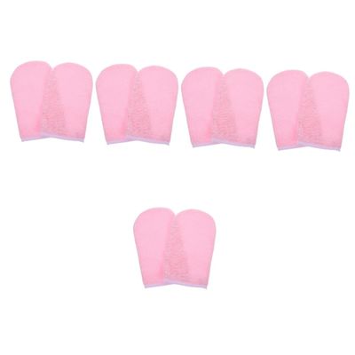 FRCOLOR 5pairs Paraffin Wax Covers for Hands Spa Gloves Women Gloves Hand Massage Mittens Bath Mittens