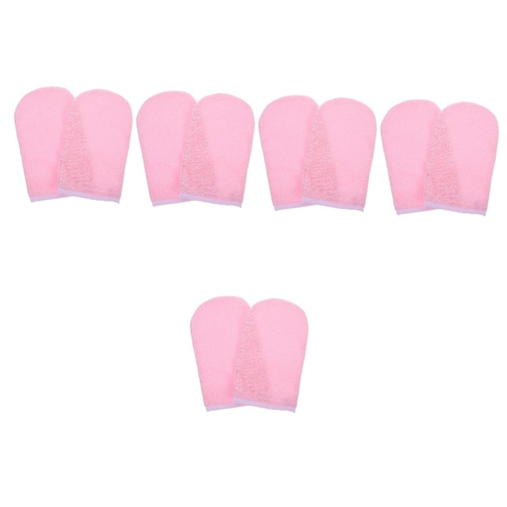 FRCOLOR 5pairs Paraffin Wax Covers for Hands Spa Gloves Women Gloves Hand Massage Mittens Bath Mittens