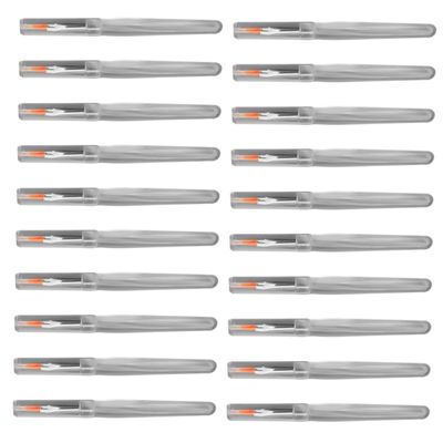 Baluue 20pcs Lipstick Applicators Lip Brush Artificial Fiber Makeup Brush for Women Girls