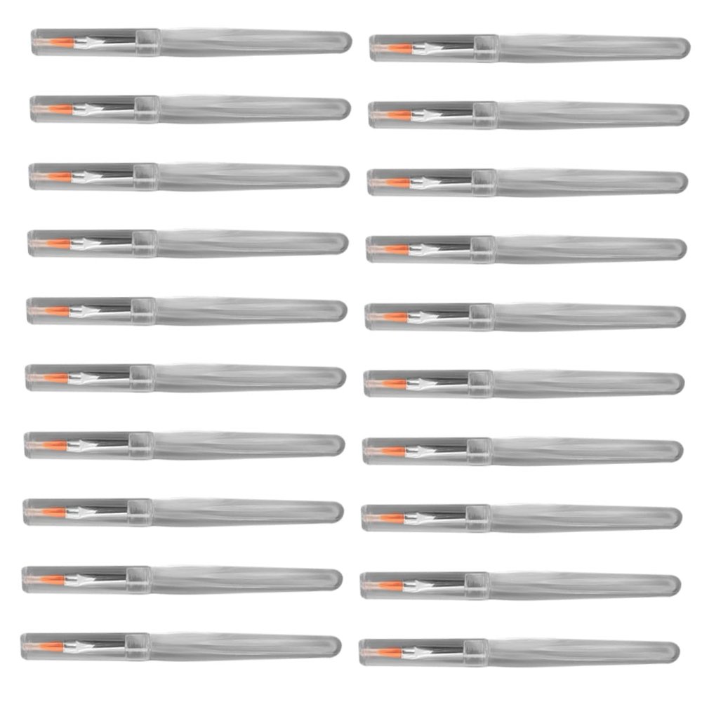 Baluue 20pcs Lipstick Applicators Lip Brush Artificial Fiber Makeup Brush for Women Girls