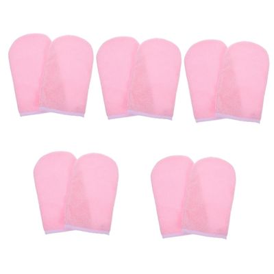 FOMIYES 5pairs Paraffin Wax Mitts for Moisturizing Therapy Comfortable Spa Gloves for Hands Feet Care Stylish Design for Home Wax Treatments Fits