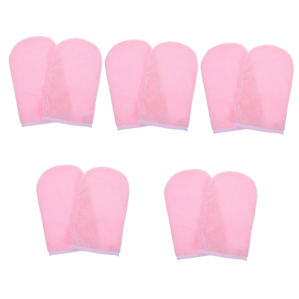 FOMIYES 5pairs Paraffin Wax Mitts for Moisturizing Therapy Comfortable Spa Gloves for Hands Feet Care Stylish Design for Home Wax Treatments Fits