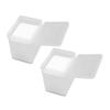 Baluue 400pcs Lash Extension Cleansing Pads Non-Woven Lint Glue Remover Easy to Use for Salons Home view 1