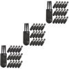 Healeved 3sets Travel Electric Shaver Brush Razor Cleaning Brush Lightweight Non-Slip Handle 100pcs*3 view 1