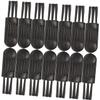Healeved 3sets Travel Electric Shaver Brush Razor Cleaning Brush Lightweight Non-Slip Handle 100pcs*3 view 3