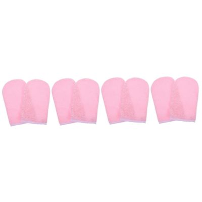 FRCOLOR 4pairs Women Hand Skin Care Mittens Paraffin Wax Gloves Moisturizing Spa Gloves for Daily Use