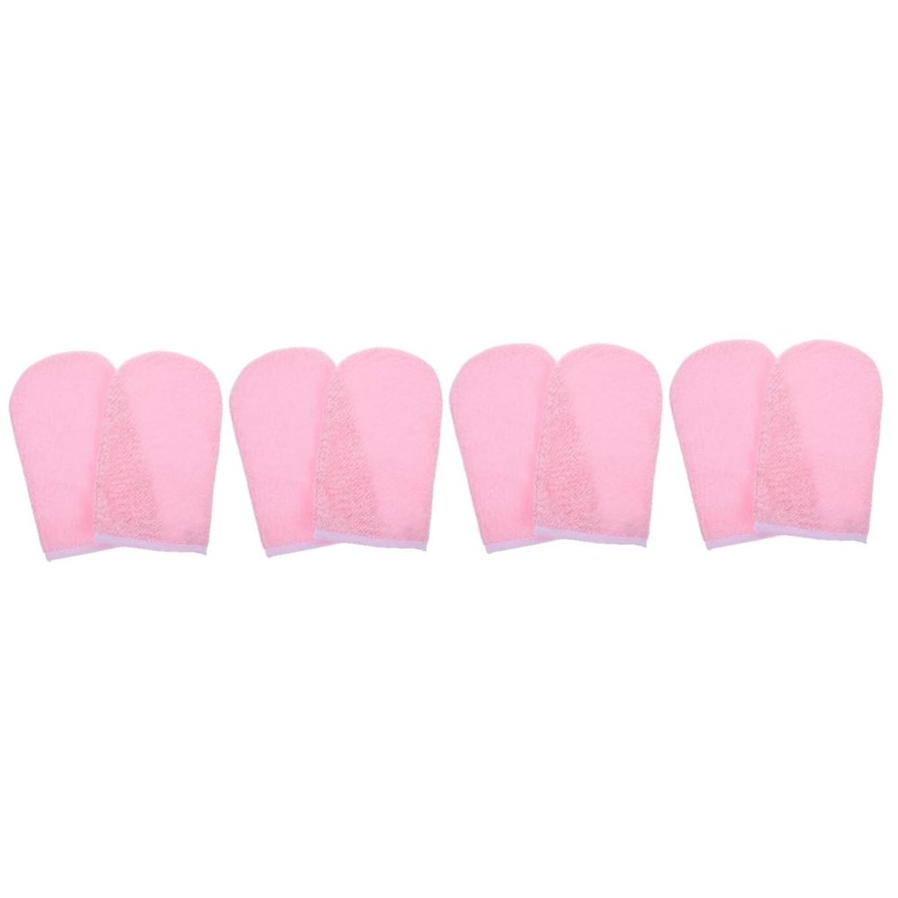 FRCOLOR 4pairs Women Hand Skin Care Mittens Paraffin Wax Gloves Moisturizing Spa Gloves for Daily Use