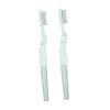 Baluue 2pcs Stainless Steel Eyelash Comb and Eyebrow Brush Double-ended Grooming Tool for Precise Eyelash Separation and Brow Shaping Compact Design Protective Cover for Travel and Daily view 1