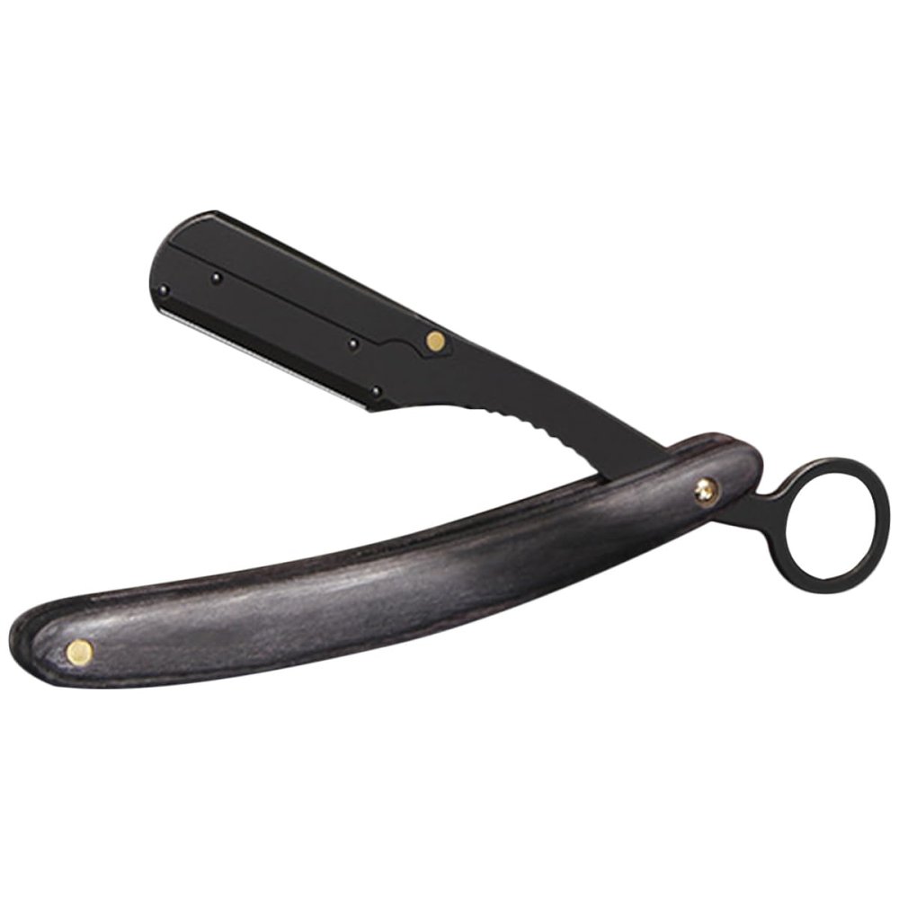 Healeved Stainless Steel Men Razor Beard Barber Tool Manual Shaving Vintage Style Handle