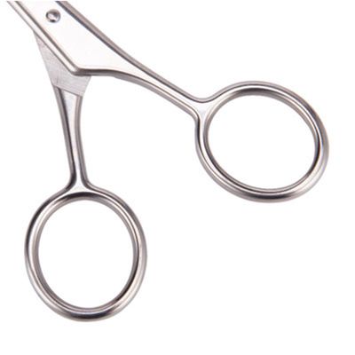 NOLITOY 2 Pcs Men's Stainless Steel Grooming Scissors Trimmers for Hair Cutting Beard Styling Barber Shop Home Diy
