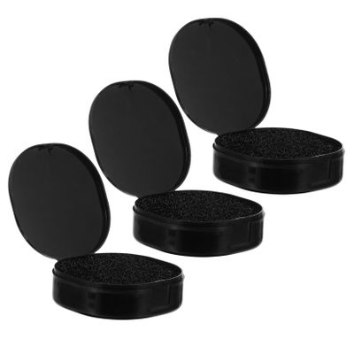 Baluue 3pcs Makeup Brush Sponge Cleaning Box Quick Clean Makeup Brush Lash Cleanser Beauty Sponge Portable for Travel