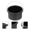 FOYTOKI 1pc Wax Melting Inner Pot Black Aluminum Bowl for Hair Removal High Temperature Resistant Wax Melting Tool Convenient Container for Types view 2