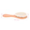 NOLITOY 1pc Bath Brush Soft Wool Hair Clipping Brush for Solid Wood Design for Shower Scrubbing for Gentle Cleaning and Detangling view 2