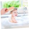 NOLITOY 1pc Bath Brush Soft Wool Hair Clipping Brush for Solid Wood Design for Shower Scrubbing for Gentle Cleaning and Detangling view 3