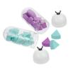 Baluue 2pcs Fan-shaped Foundation Mixing Sponge for Wet and Dry Use Blending Puff with Superior Absorption Versatile Makeup Tool for Foundation and Powder Application view 1