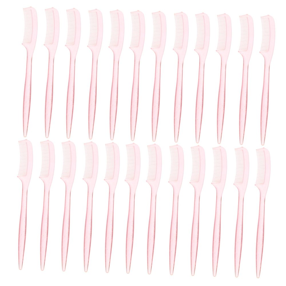 Baluue 100pcs Mini Eyelash Comb and Eyebrow Brush Single-sided Makeup Tool for Separating Lashes and Grooming Brows Mascara Application and Eye Makeup Precision