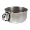 VINTORKY Shaving Bowl Handle Shaving Soap Bowl for Men Stainless Steel Simple Elegant view 1