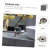 VINTORKY Shaving Bowl Handle Shaving Soap Bowl for Men Stainless Steel Simple Elegant view 3