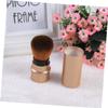 Baluue 3pcs Portable Foundation Makeup Brush Travel Applicator for Face Makeup Includes Chic Red Colors Professional Cosmetic Tool for Full Coverage Blending view 3