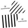 Baluue 6pcs Silicone Makeup Brush for Precision Application Lip and Eyeshadow Brushes for for Home and Salon Skin-friendly Materials view 3