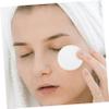 FOMIYES 100pcs Pure Cotton Makeup Pads Soft Facial Cleansing Rounds for Oil Makeup Removal Travel-Friendly Cotton Pads for Daily Use view 4