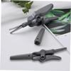 IWOWHERO 4pcs Stainless Steel Nose Hair Scissors Eyebrow Trimmer for Men and Women Precision Facial Grooming Tools with Smooth Edges for Daily Use Durable Resistant view 3
