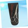 Stainless Steel Mustache Scissors Set with Comb and Bag view 3