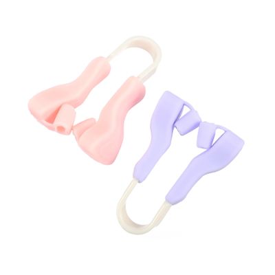 Baluue Nose Shaper Lifter Clip Nose Corrector for Women Nose Bridge Shaper Comfortable Silicone 2pcs Set